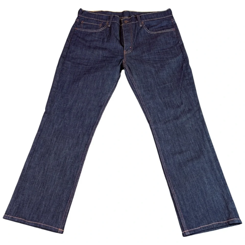 Levi's 511‎ Slim Fit Jeans Mens 36x30 (37x27) Blue Denim Dark Wash Straight Leg
